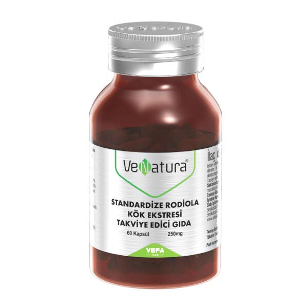 Venatura Standardize Rodiola Kök Ekstresi 60 Kapsül