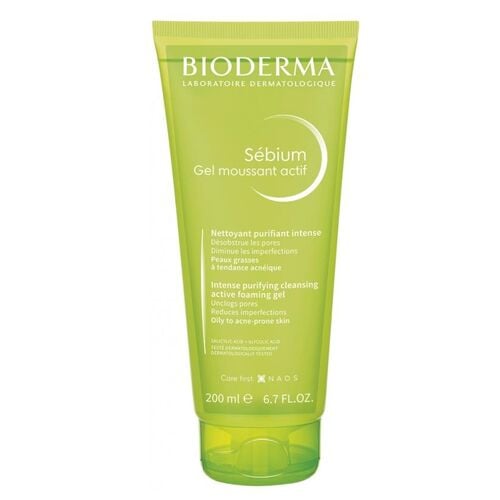 Bioderma Sebium Active Foaming Gel Yoğun Arındırıcı Temizleme Jeli 200 ml