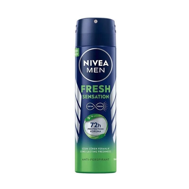 Nivea Men Fresh Sensation Erkek Sprey Deodorant 150 ml