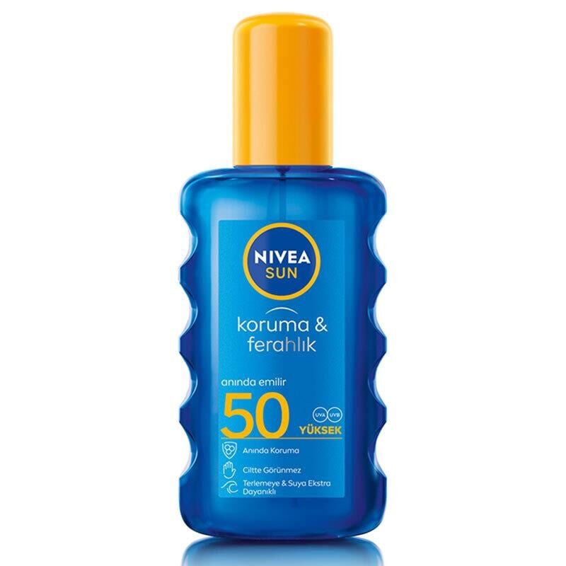 Nivea Sun Güneş Spreyi Koruma  Ferahlık Transparan SPF50 200 ml