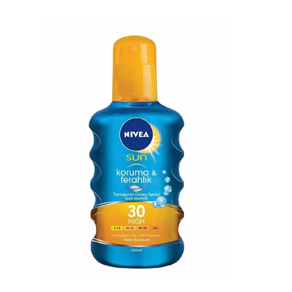 Nivea Sun Koruma  Ferahlık Serinleten Transparan Güneş Spreyi SPF30 200 ml