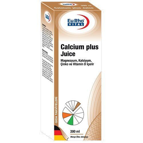 Eurho Vital Calcium Plus Juice 200 ml