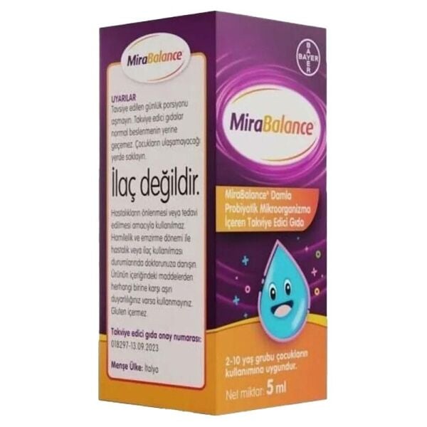 Bayer Mirabalance Probiyotik Damla 5 ml