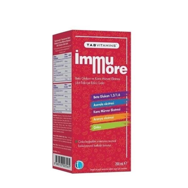 Tab Vitamins İmmumore Beta Glukan Likit 200ml