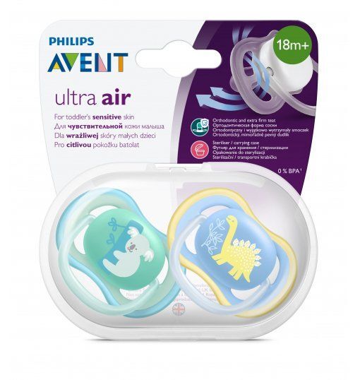 Avent SCF349/11 Ultra Air 18 Ay+ Emzik Erkek 2'li