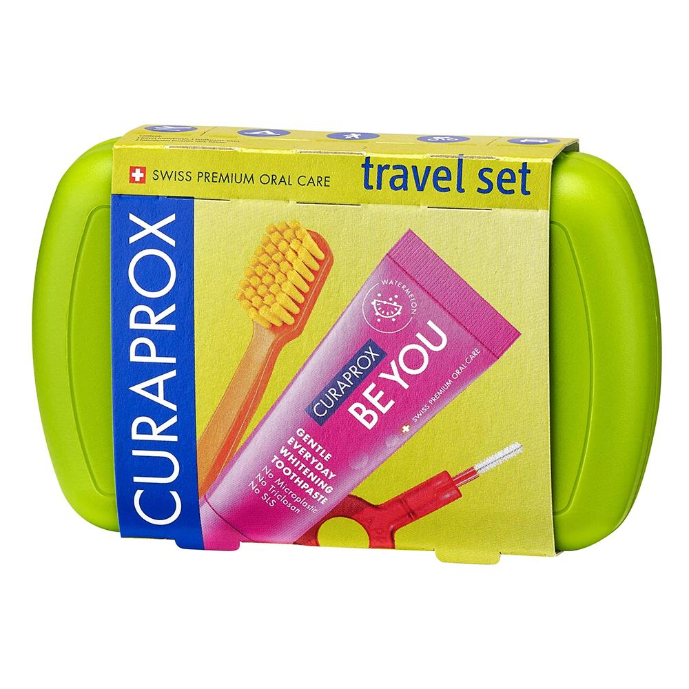 Curaprox Travel Seyahat Seti (Diş Fırçası+ Diş Macunu + Diş Arası Fırçası)