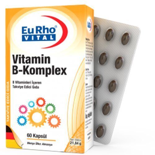 Eurho Vital Vitamin B-Komplex 60 Kapsül