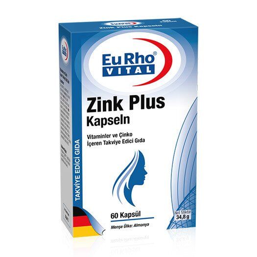 Eurho Vital Zink Plus Kapseln 60 Kapsül