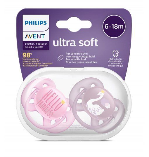 Avent 223/02 Ultra Soft Emzik Kız 6-18 Ay