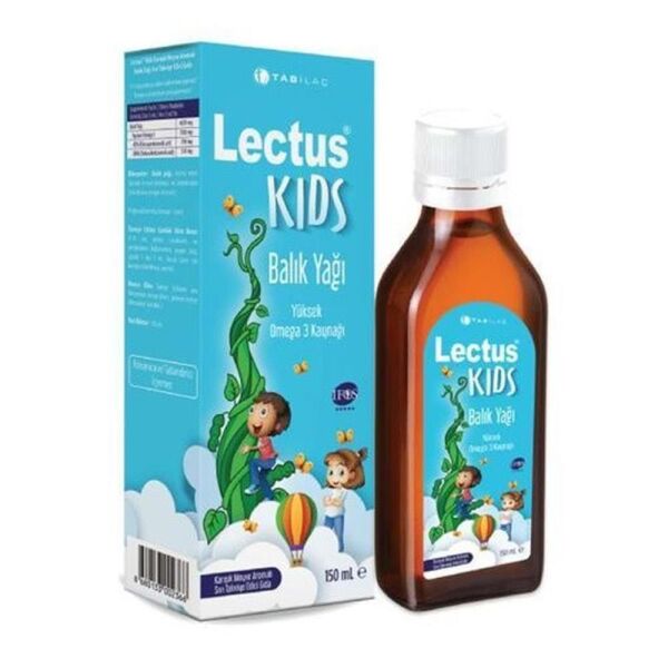 Lectus Kids Balık Yağı Karışık Meyve Aromalı 150 ml