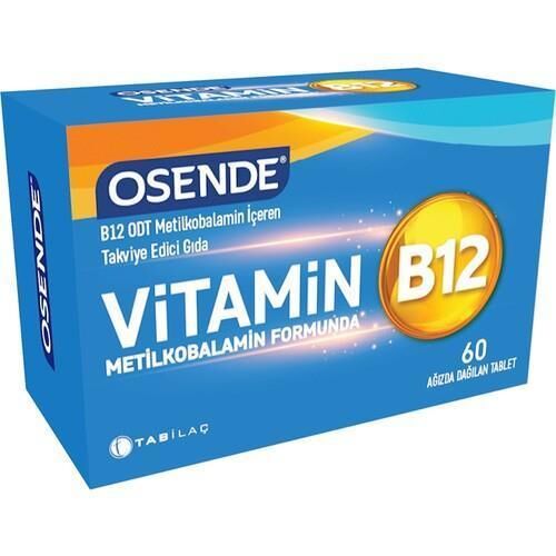 Osende Metilkobalamin Vitamin B12 60 Tablet