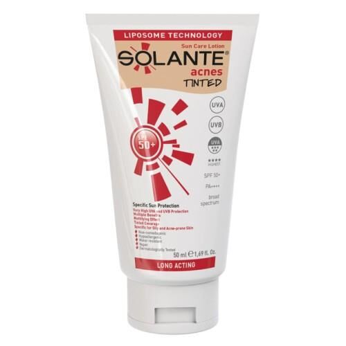 Solante Acnes Tinted Losyon SPF 50+ 50 ml