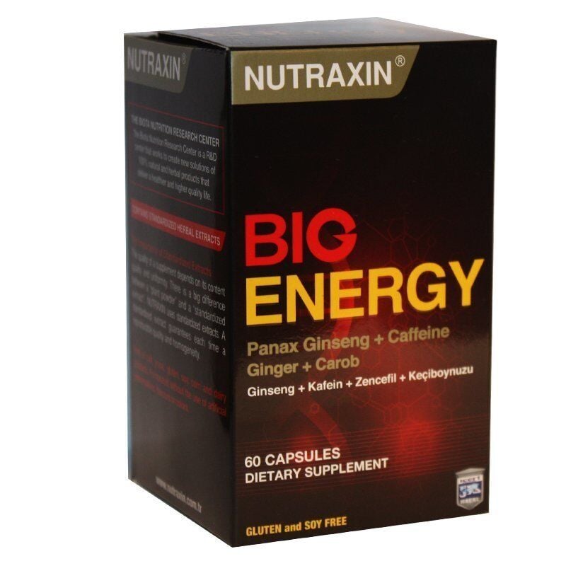 Nutraxin Big Energy 60 Kapsül