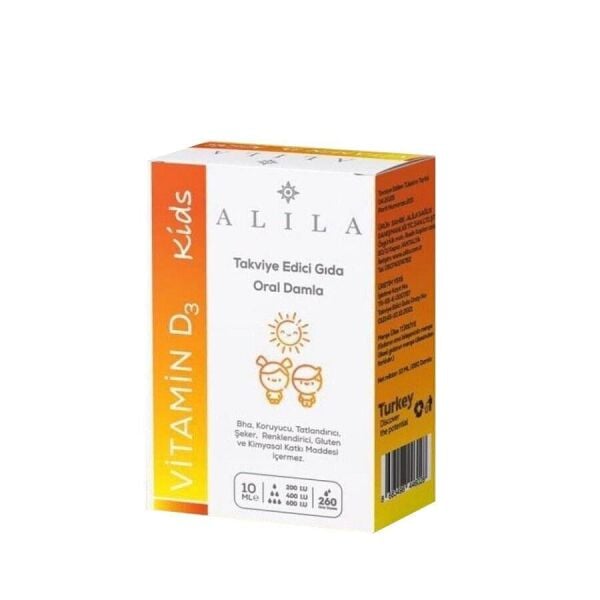 Alila Vitamin D3 Kids Damla 10 ml