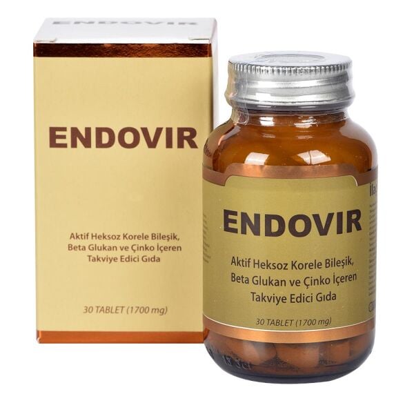 KRC Derma Endovir Takviye Edici Gıda 30 Tablet