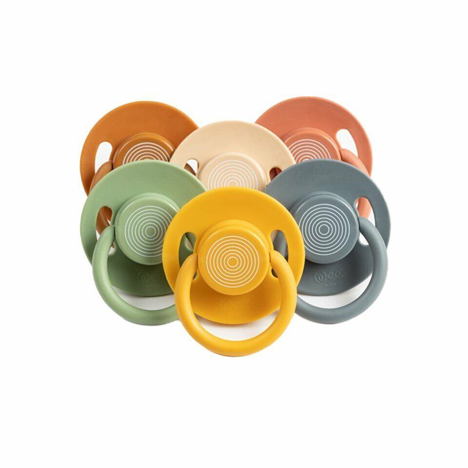 Wee Baby 365 Mat Gövdeli Yuvarlak Uçlu Silikon Emzik No: 3