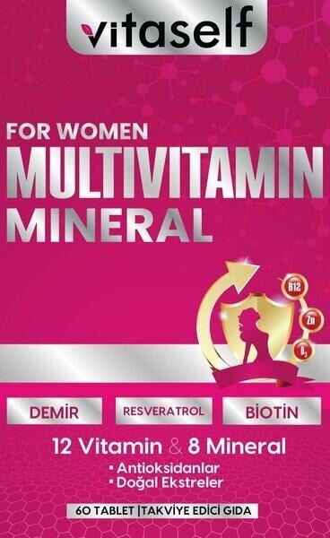 Vitaself Women Multivitamin & Mineral 60 Tablet