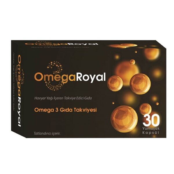 OmegaRoyal Havyar Balık Yağı 30 Kapsül Omega 3