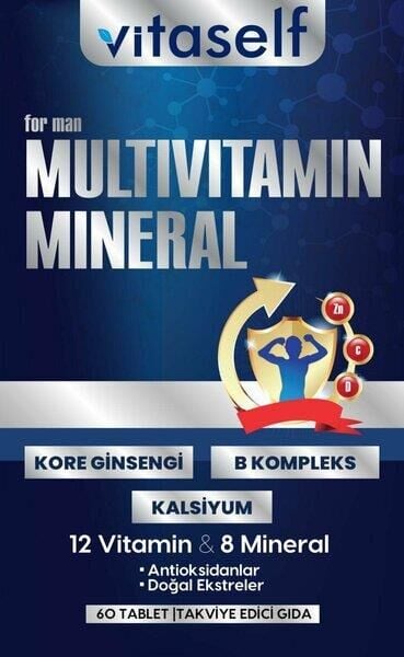 Vitaself Men Multivitamin & Mineral 60 Tablet
