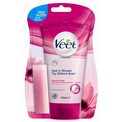 Veet In Shower Tüy Dökücü Krem 150 ml Normal Ciltler Pembe