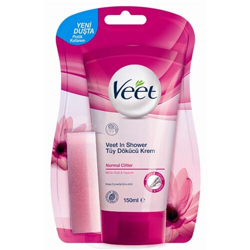 Veet In Shower Tüy Dökücü Krem 150 ml Normal Ciltler Pembe