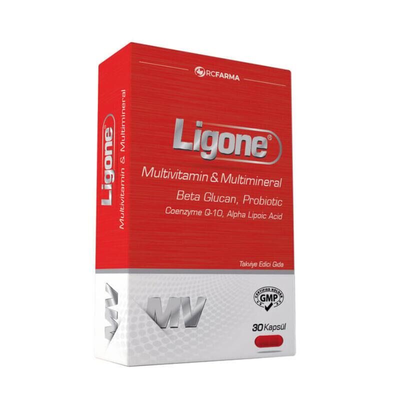 Ligone Beta-Glucan Probiotic Multivitamin 30 Tablet