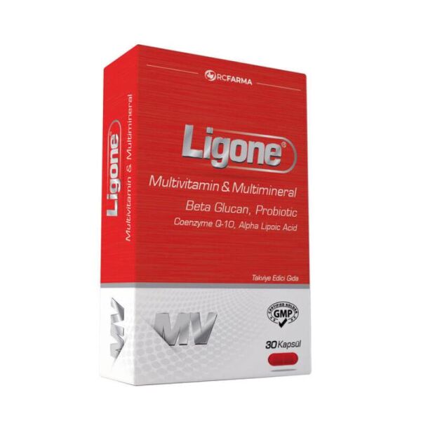 Ligone Beta-Glucan Probiotic Multivitamin 30 Tablet