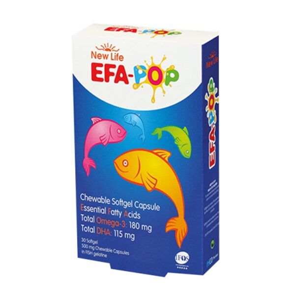 New Life EFA Pop Çiğnenebilir Balık Yağı 30 Kapsül