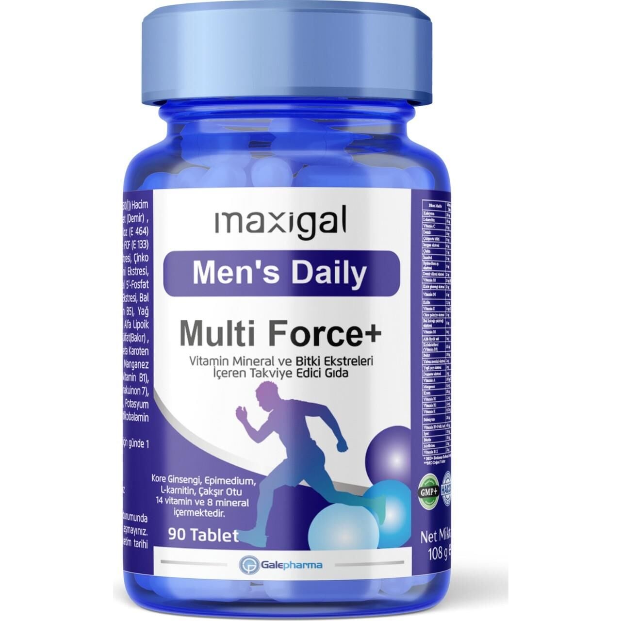 Maxigal Men's Daily Multi Force Vitamin Mineral 90 Tablet