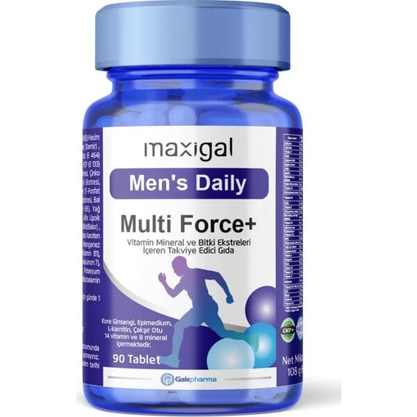 Maxigal Men's Daily Multi Force Vitamin Mineral 90 Tablet