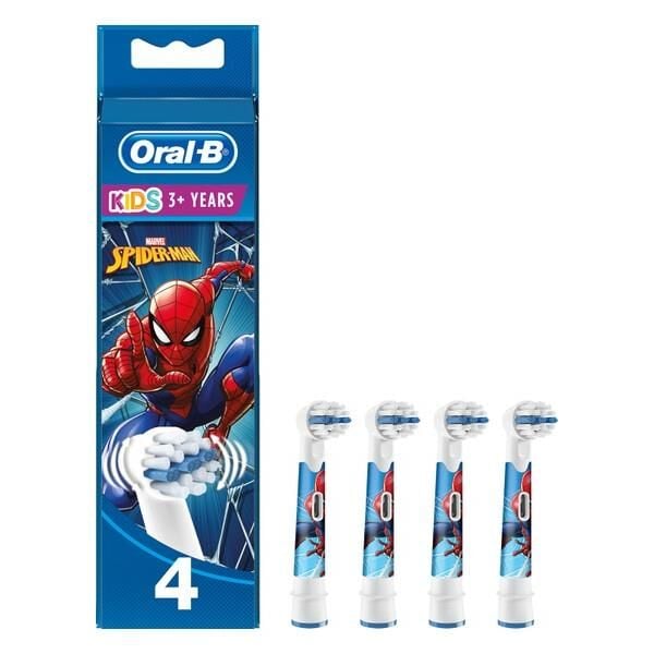 Oral-B Şarjlı Fırça Yedek Başlığı 4 lü Spiderman