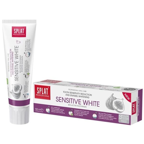 Splat Sensitive White Florür İçermeyen Diş Macunu 100 ml