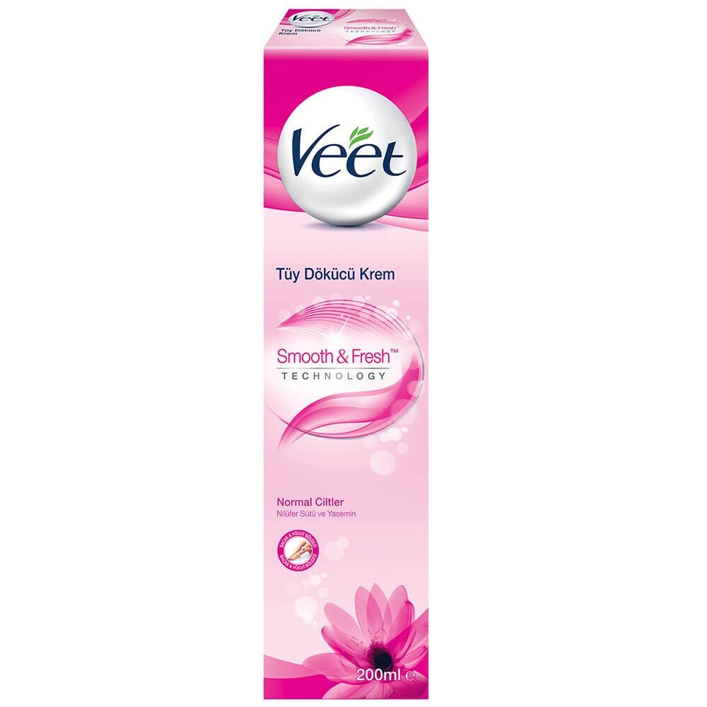 Veet Tüy Dökücü Krem Normal Ciltler için 200 ml Pembe