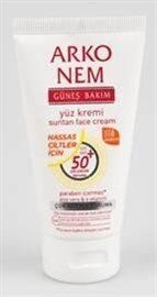 Arko Nem Hassas Güneş Bakım Yüz Kremi SPF 50