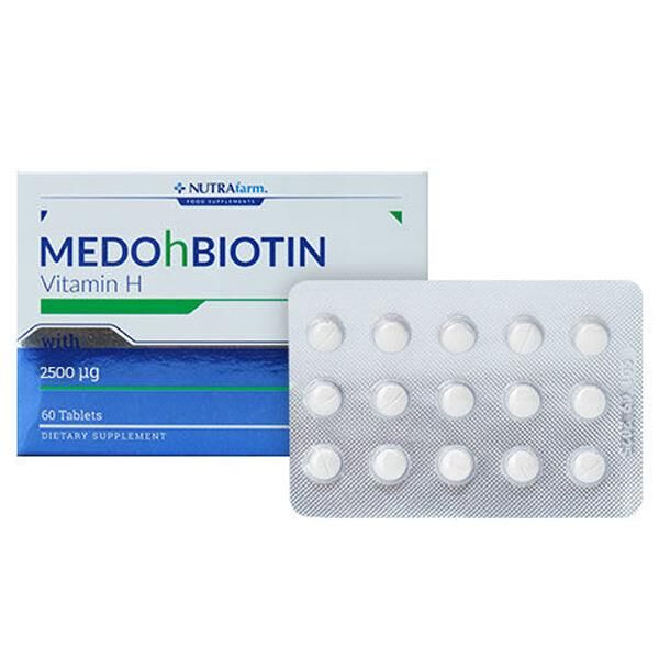Dermoskin Medohbiotin Tablet 2,5mg 60 Tablet