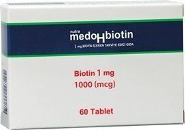 Medohbiotin 1 mg 60 Tablet