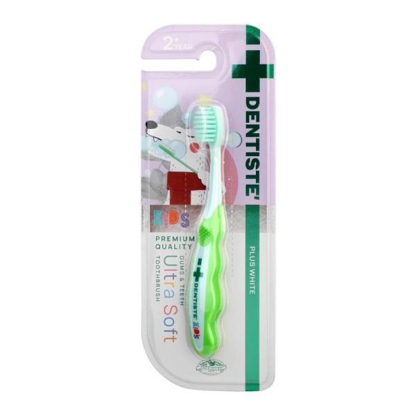 Dentiste Kids Ultra Soft Diş Fırçası +2 Yaş - Yeşil-Turkuaz