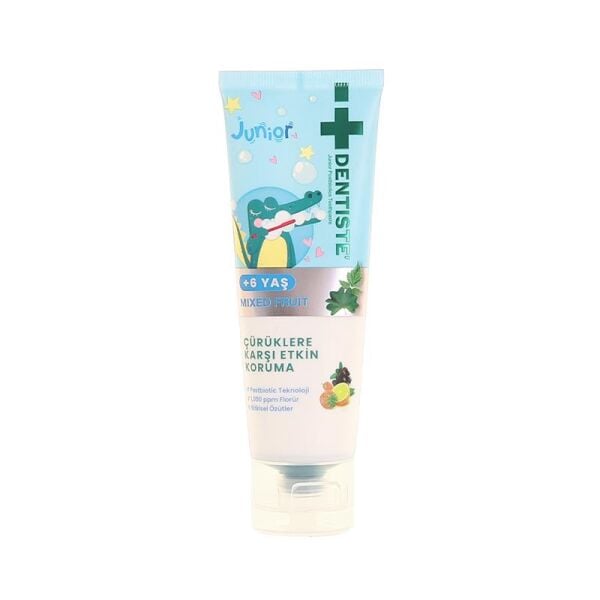 Dentiste Junior Karışık Meyve Aromalı Diş Macunu +6 Yaş 60 gr.