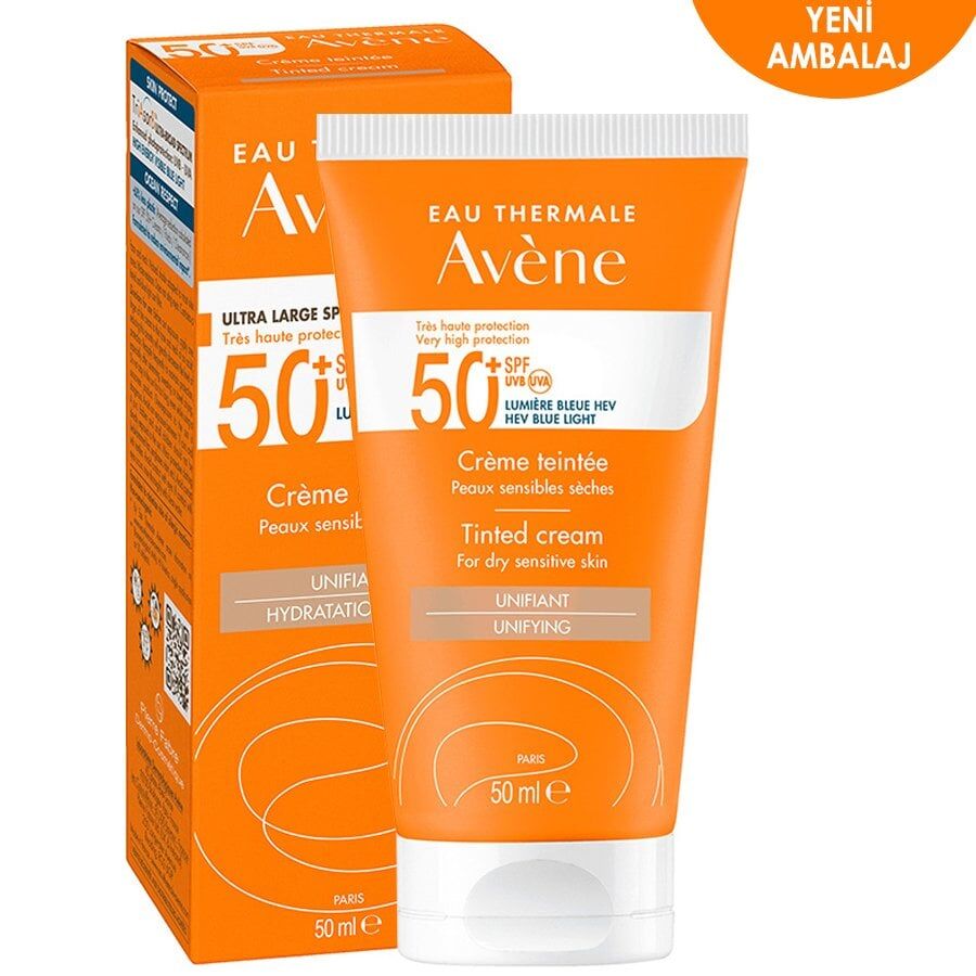 Avene Creme Teintee SPF 50 Renkli Güneş Kremi Tinted