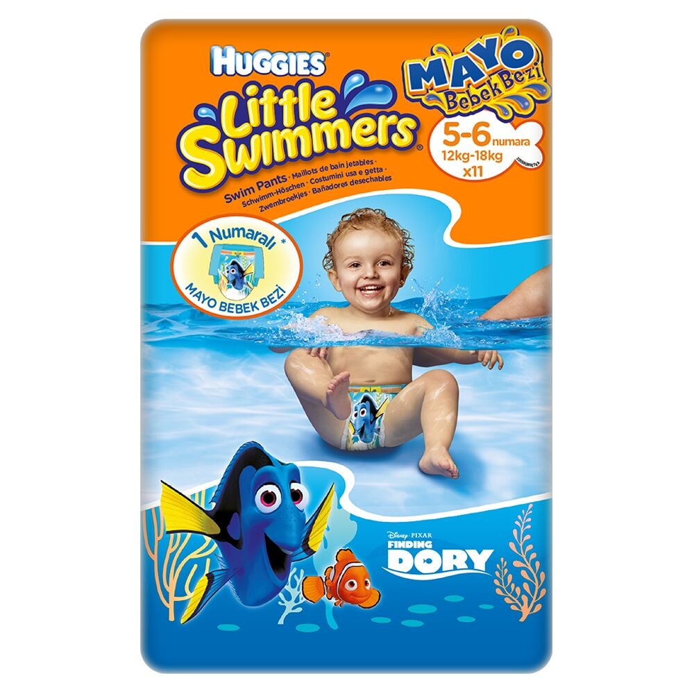 Huggies Mayo Havuz Bezi 12-18 kg No:5-6