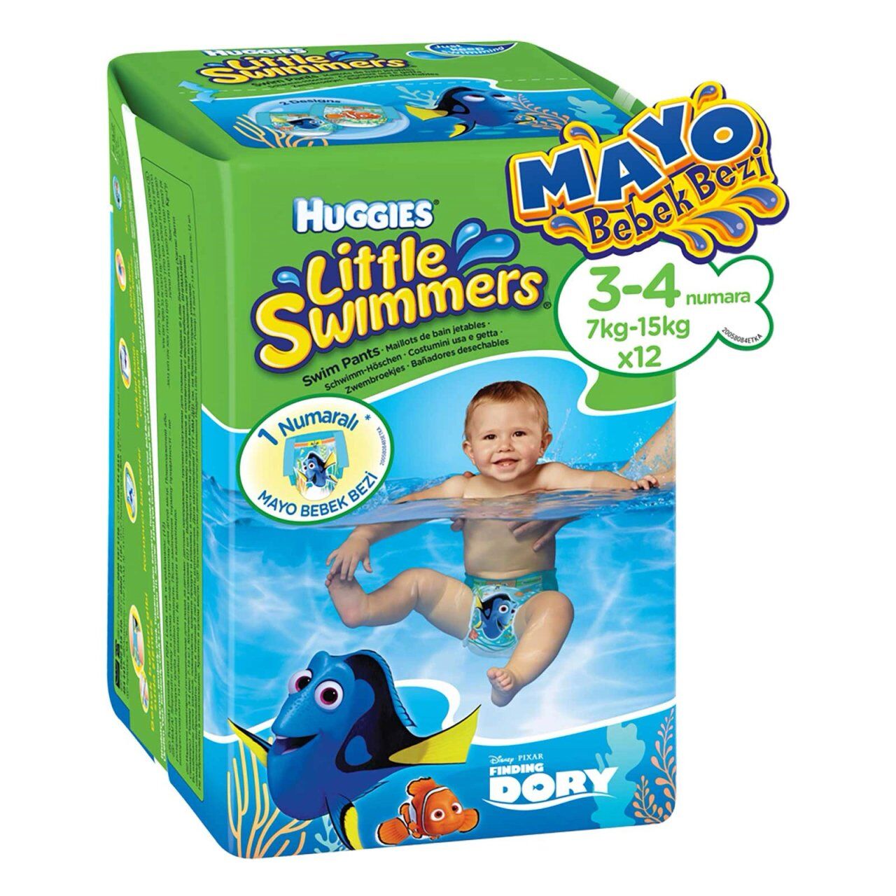 Huggies Mayo Havuz Bezi 7-15 kg No:3-4