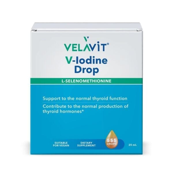 Velavit V-lodine Drop İyot ve Selenyum İçeren Takviye Edici Gıda 25 ml