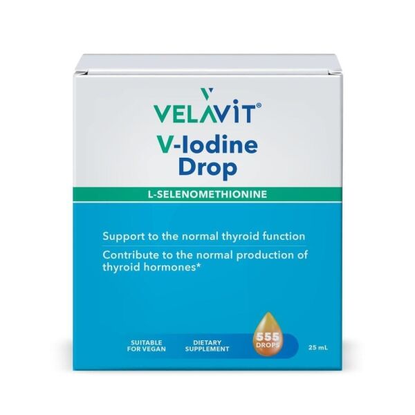 Velavit V-lodine Drop İyot ve Selenyum İçeren Takviye Edici Gıda 25 ml