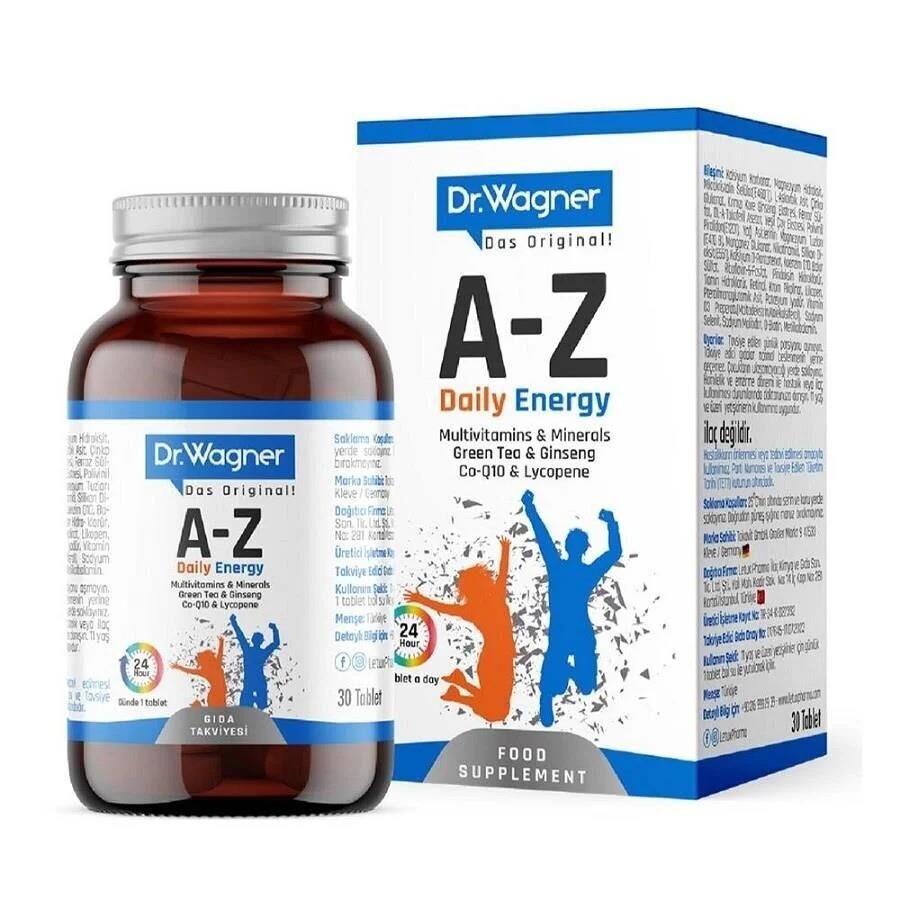 Dr. Wagner A-Z Daily Energy 30 Tablet - İkili Avantaj Paket