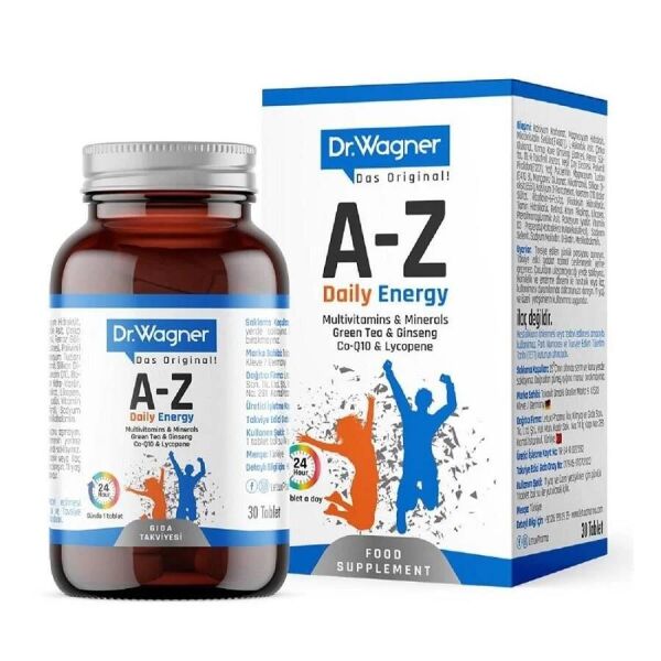Dr. Wagner A-Z Daily Energy 30 Tablet - İkili Avantaj Paket