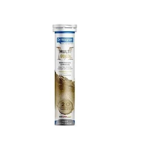 Dr.Wagner Multi-Gold Multivitamin+Mineral 20 Efervesan Tablet