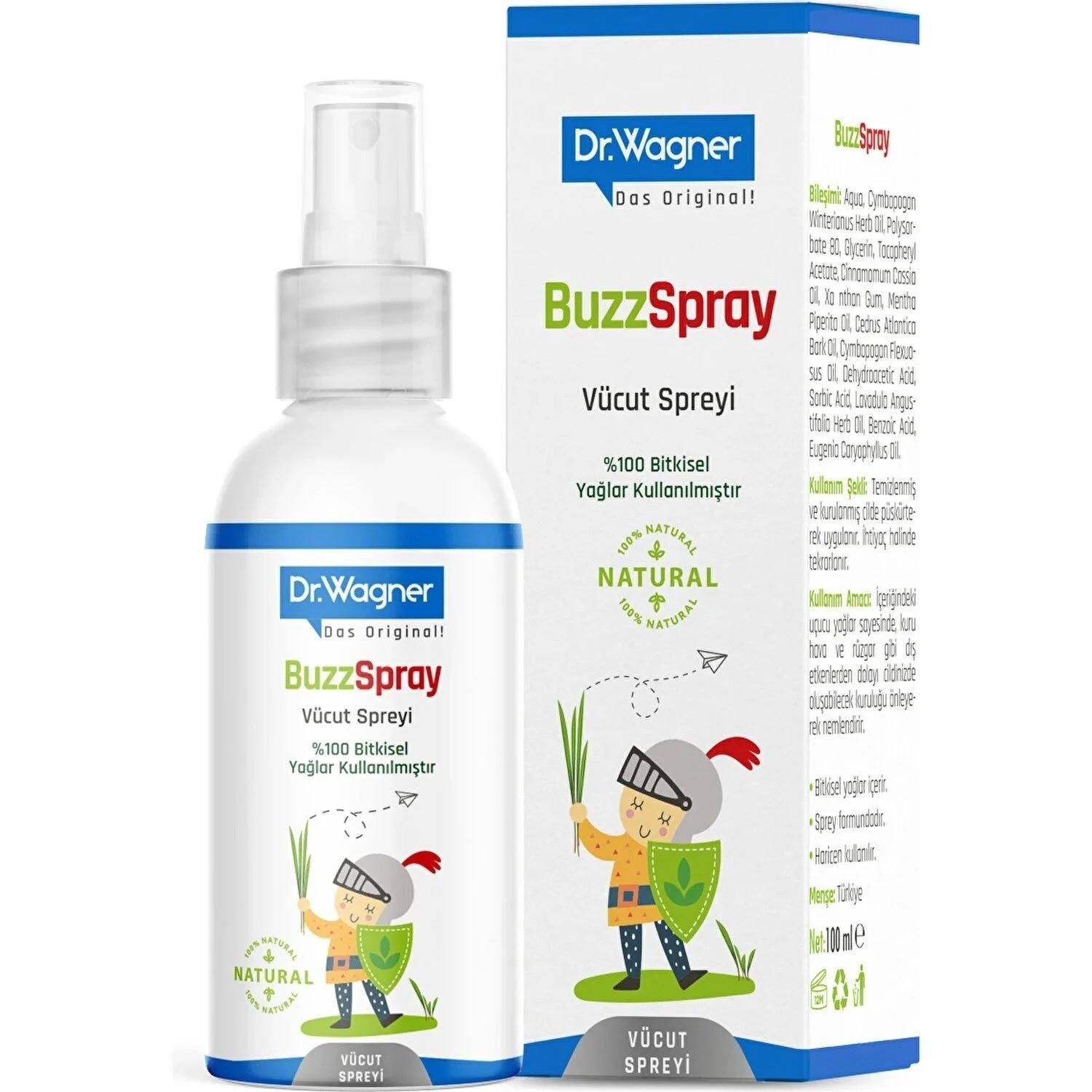 Dr. Wagner BuzzSpray Vücut Spreyi 100 ml