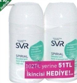 SVR Spirial Anti-Transpirant Roll-On 2X75ml