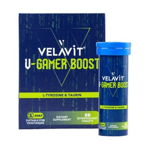Velavit V-Gamer Boost 20 Efervesan Tablet