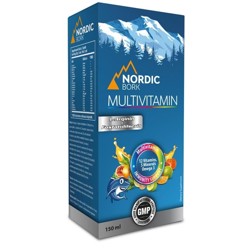 Nordic Bork Multivitamin Şurup 150 ml